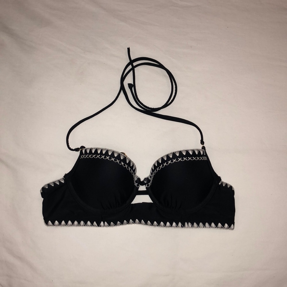 Abercrombie black bikini top